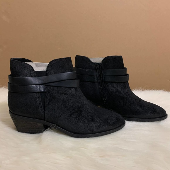 FAT FACE Black Leather EMMA STRAPPY Ankle Boots Sz 8 NWT - Picture 8 of 15